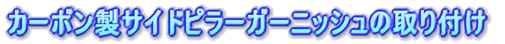 �J�[�{�����T�C�h�s���[�K�[�j�b�V���̎��t��