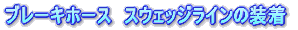 �u���[�L�z�[�X�@�X�E�F�b�W���C���̑���